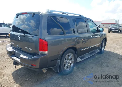 2011 Nissan Armada Platinum from USA, damaged, VIN 5N1BA0ND9BN618663